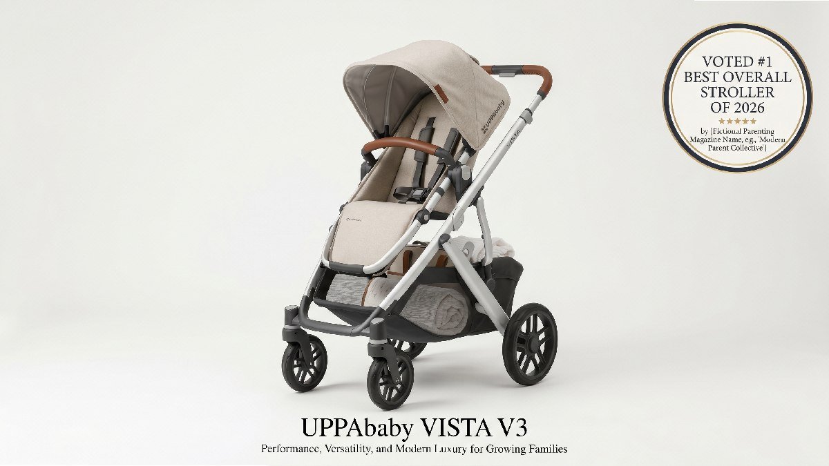 UPPAbaby VISTA V3: Best Overall stroller of 2026, offering premium comfort, versatility, safety, durability, and convenience daily.