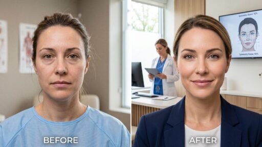 Cosmetic surgery results show before and after transformation influenced by healing surgeon skill expectations lifestyle factors and patient care process.