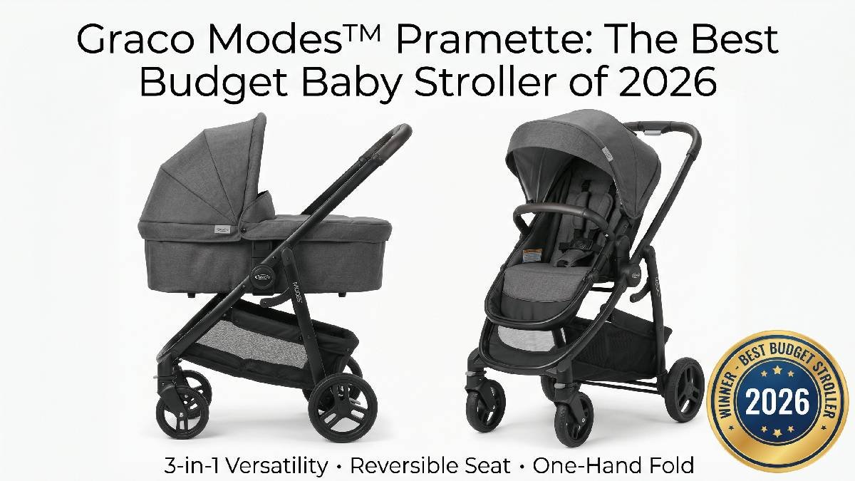 Graco Modes Pramette: Best Budget Baby Stroller of 2026. Affordable, versatile, comfortable, reliable choice for everyday family use.