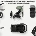 Five top-rated baby strollers of 2026 displayed together representing a complete parent buying guide.